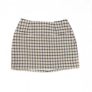 Women's NWT Rumored Houndstooth Lined Mini Skirt